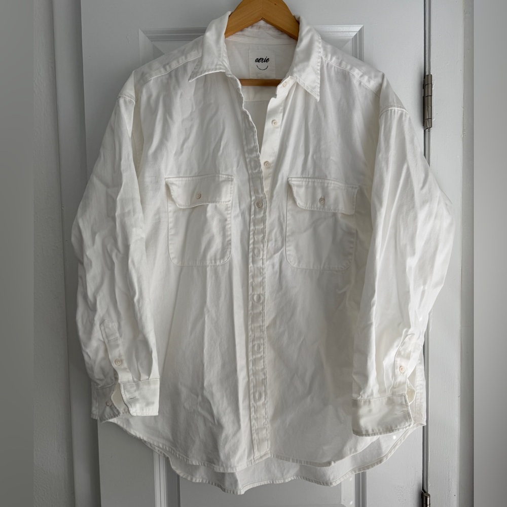 Aerie Anytime Fave Oversized Shirt